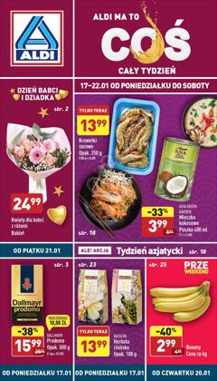 Oferty Supermarkety na ulotce Aldi ( Ważny 2 dni)