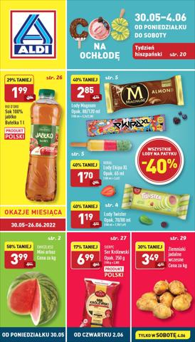 Promocje Supermarkety w Skierniewice | Katalog spożywczy de Aldi | 27.05.2022 - 4.06.2022