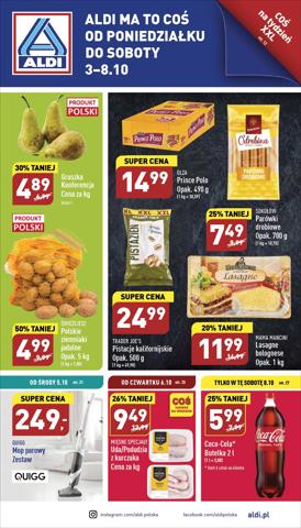 Promocje Supermarkety w Tomaszów Mazowiecki | Pełny katalog de Aldi | 30.09.2022 - 3.10.2022