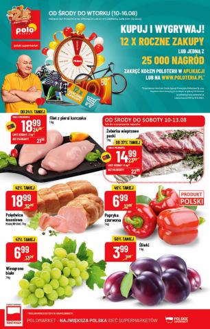 Promocje Supermarkety w Bielawa | Promocje w marketach POLOmarket de Polomarket | 10.08.2022 - 16.08.2022