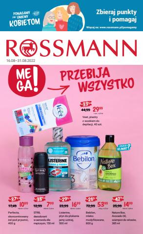 Promocje Perfumy i kosmetyki | Mega Promocje de Rossmann | 16.08.2022 - 31.08.2022