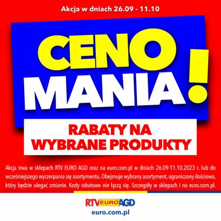 Katalog RTV EURO AGD w: Poznań | Ceno Mania! | 27.09.2023 - 11.10.2023