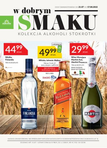 Promocje Supermarkety w Śrem | Oferta alkoholowa de Stokrotka | 21.07.2022 - 17.08.2022