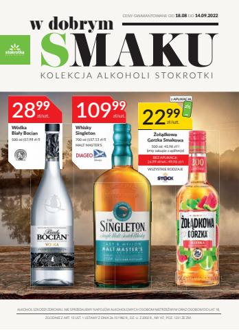 Promocje Supermarkety | Oferta alkoholowa de Stokrotka | 18.08.2022 - 14.09.2022