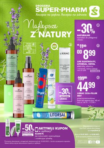 Promocje Perfumy i kosmetyki w Toruń | Najlepsze z natury de Super Pharm | 22.07.2022 - 10.08.2022