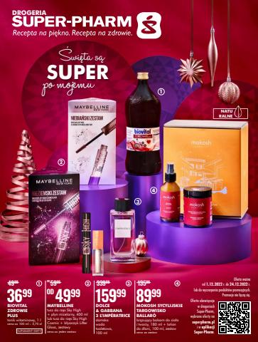 Promocje Perfumy i kosmetyki w Piaseczno | Super Pharm gazetka de Super Pharm | 1.12.2022 - 24.12.2022
