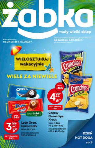 Promocje Supermarkety w Otwock | A»abka gazetka de Żabka | 29.06.2022 - 5.07.2022