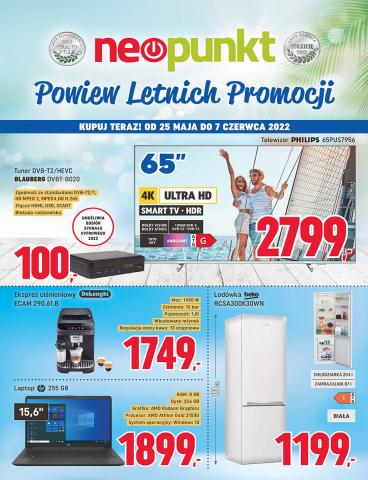 Promocje Elektronika i AGD w Łuków | Powiew Letnich Promocji de Neopunkt | 25.05.2022 - 7.06.2022
