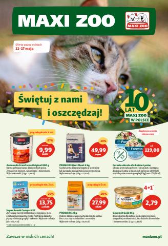 Katalog Maxi Zoo | Świętuj z nami i oszczędzaj! | 11.05.2022 - 17.05.2022
