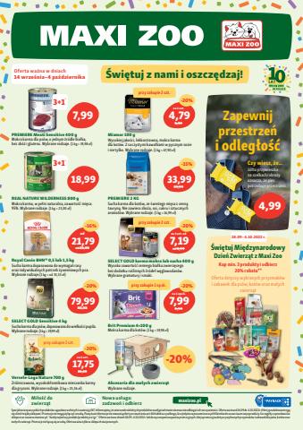Katalog Maxi Zoo | Gazetka Promocyjna | 14.09.2022 - 4.10.2022