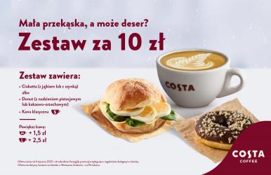 Oferty Costa Coffee na ulotce Costa Coffee ( Ważny 10 dni)