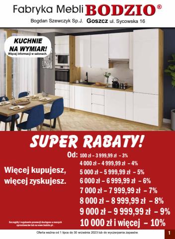 Katalog Bodzio | Super Rabaty | 6.07.2023 - 30.09.2023