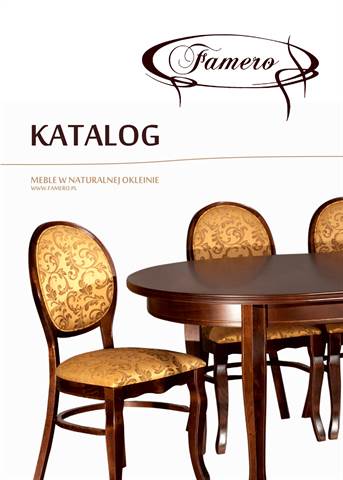 Katalog Famero | Nowy Katalog Stoły I Krzesła | 20.05.2020 - 21.01.2022