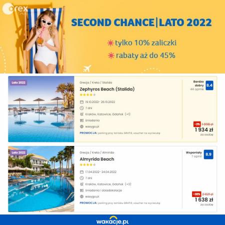Promocje Podróże w Krotoszyn | Second Chance Lato 2022 de MyTravel | 17.02.2022 - 26.10.2022