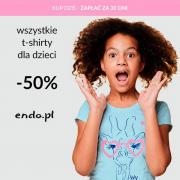 Katalog Endo | wszystkie t-shirty dla dzieci -50% | 22.05.2023 - 15.06.2023