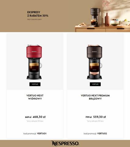 Katalog Nespresso | Ekspresy z rabatem -30% | 18.02.2022 - 18.05.2022
