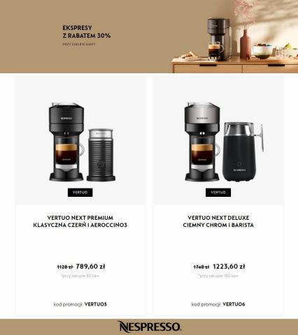Katalog Nespresso | Ekspresy z rabatem -30% | 18.02.2022 - 18.05.2022