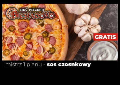 Promocje Restauracje i kawiarnie w Szczecin | Sos czosnkowy Zawsze Gratis de Biesiadowo | 9.05.2022 - 10.07.2022
