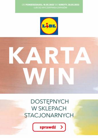 Promocje Supermarkety w Oleśnica | KARTA WIN de Lidl | 16.05.2022 - 28.05.2022