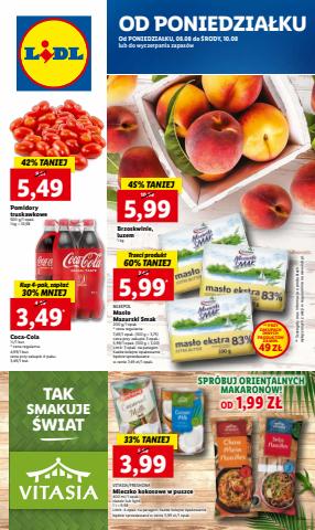 Promocje Supermarkety w Toruń | OFERTA WAŻNA OD 08.08 DO 10.08 de Lidl | 7.08.2022 - 10.08.2022