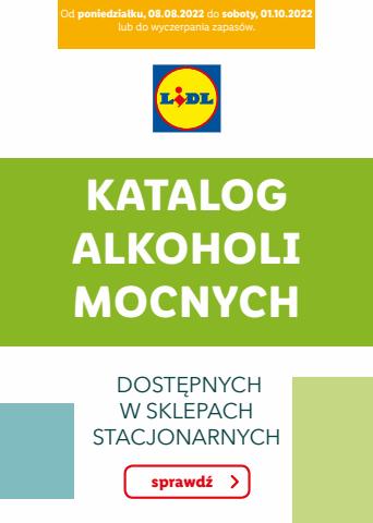 Katalog Lidl w: Zduńska Wola | KATALOG ALKOHOLI MOCNYCH | 8.08.2022 - 1.10.2022