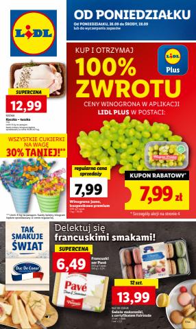 Promocje Supermarkety w Dzierżoniów | OFERTA WAŻNA OD 26.09 DO 28.09 de Lidl | 25.09.2022 - 28.09.2022