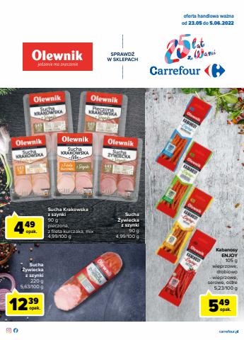 Promocje Supermarkety w Mińsk Mazowiecki | Gazetka Jedzenie ma znaczenie  de Carrefour | 22.05.2022 - 5.06.2022