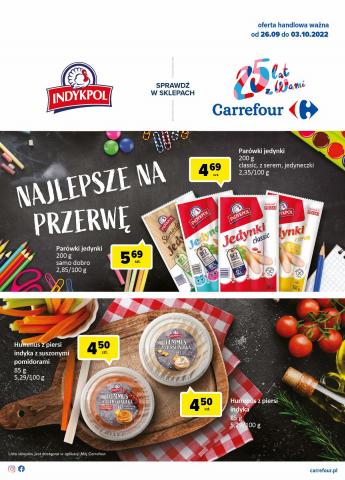Katalog Carrefour | Gazetka Najlepsze na przerwę  | 25.09.2022 - 3.10.2022