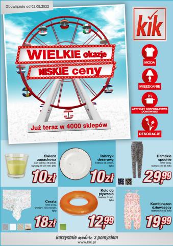 Katalog KIK w: Chojnice | Wielkie Okazje! Niskie Ceny! | 3.05.2022 - 2.06.2022