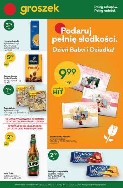 Oferty Supermarkety na ulotce Groszek ( Ważny 12 dni)