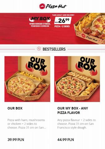 Promocje Restauracje i kawiarnie w Nysa | Bestsellerowe pizze de Pizza Hut | 6.05.2022 - 6.07.2022