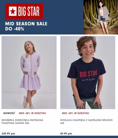 Promocje Ubrania, buty i akcesoria w Turek | Mid Season Sale do -40% de Big Star | 18.05.2022 - 25.05.2022