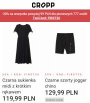Promocje Ubrania, buty i akcesoria w Pruszków | -30% na wszystko powyżej 99 PLN dla pierwszych 777 osób! de Cropp | 23.05.2023 - 29.05.2023