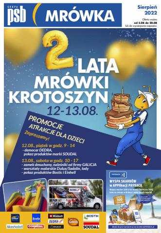 Promocje Budownictwo i ogród w Krotoszyn | Mrówka gazetka de Mrówka | 5.08.2022 - 20.08.2022