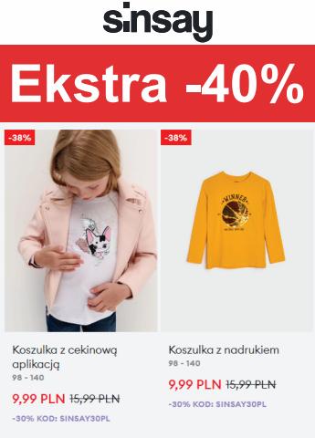Katalog sinsay | Ekstra -40% | 5.05.2022 - 23.05.2022