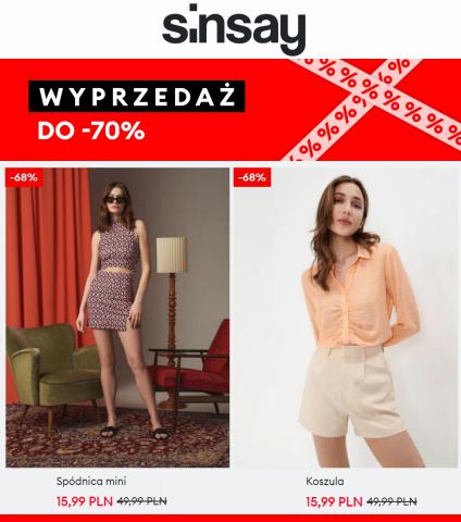 Katalog sinsay w: Warszawa | Wyprzedaż do -70% | 4.07.2022 - 18.07.2022