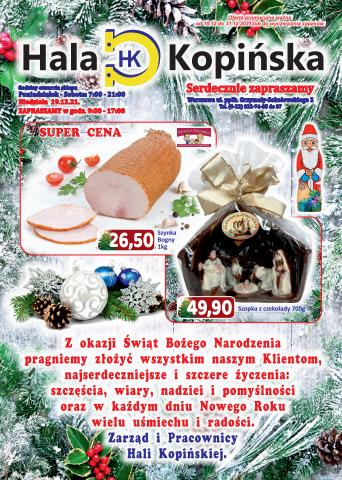 Katalog Hala Kopińska | Gazetka Świąteczna | 11.12.2021 - 31.12.2021