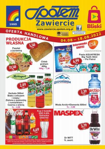 Promocje Restauracje i kawiarnie w Mińsk Mazowiecki | Gazetka Promocyjna de SPOŁEM | 11.08.2022 - 18.08.2022