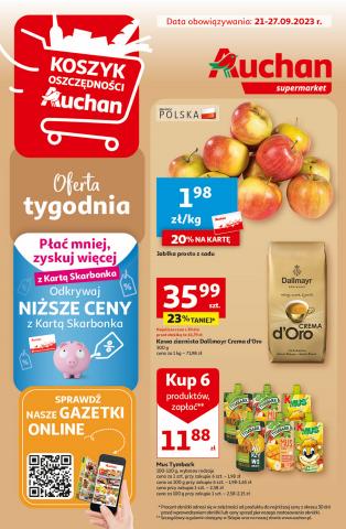 Katalog Auchan w: Bytom | Gazetka Oferta tygodnia Supermarket Auchan | 21.09.2023 - 27.09.2023