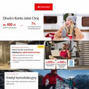 Promocje Banki i ubezpieczenia w Warszawa | Aktualne Promocje de Santander | 10.01.2023 - 10.04.2023