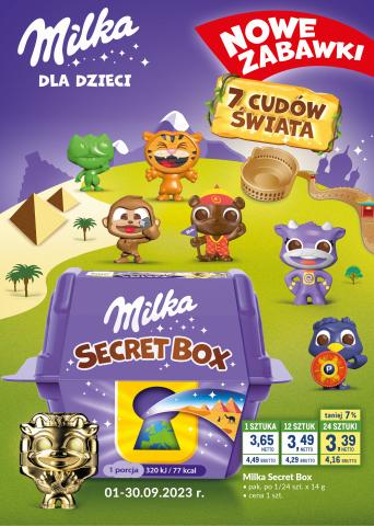 Katalog Makro w: Warszawa | Ulotka Milka Secret Box | 1.09.2023 - 30.09.2023