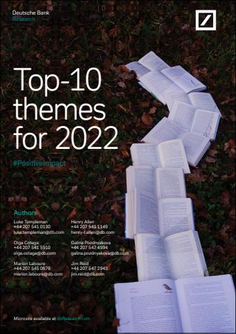 Promocje Banki i ubezpieczenia | Top-10 themes for 2022 de Deutsche Bank | 25.01.2022 - 24.01.2023