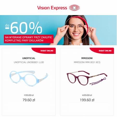 Katalog Vision Express | Wybrane oprawy ze zniżką aż do -60% ! | 28.03.2023 - 16.06.2023