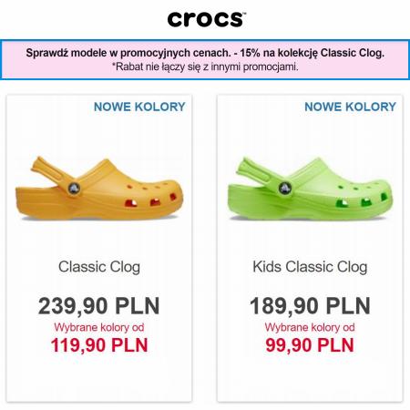 Katalog Crocs | Promocja na Wybrane Modele - 15% na Kolekcję Classic Clog | 19.09.2023 - 2.10.2023