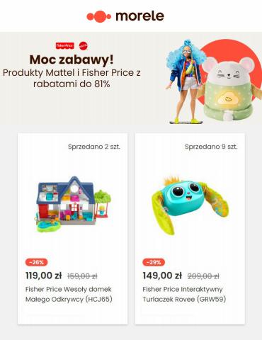 Promocje Elektronika i AGD w Toruń | Produkty Mattel i Fisher Price z rabatami do 81% de Morele | 1.08.2022 - 9.08.2022