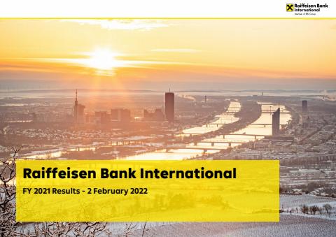 Promocje Banki i ubezpieczenia | FY 2021 Results de Raiffeisen Polbank | 17.03.2022 - 26.05.2022
