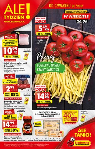 Promocje Supermarkety w Opole | Biedronka gazetka de Biedronka | 23.06.2022 - 29.06.2022