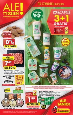 Promocje Supermarkety w Tomaszów Mazowiecki | Biedronka gazetka de Biedronka | 29.09.2022 - 5.10.2022