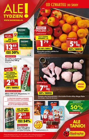 Promocje Supermarkety | Biedronka gazetka de Biedronka | 24.11.2022 - 30.11.2022