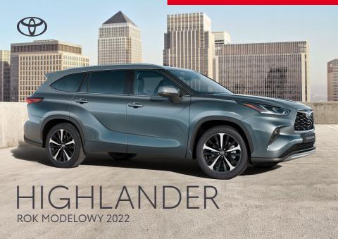 Katalog Toyota | Nowy Highlander rok modelowy 2022
		 | 25.03.2022 - 31.01.2023